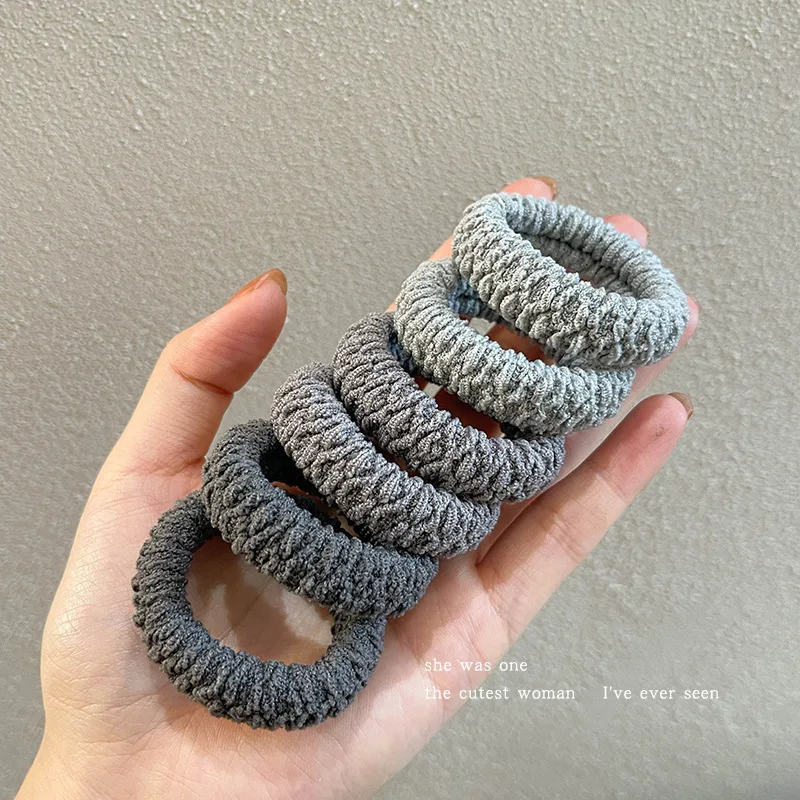 Enhanced Hair Ties Set - Durable, Wide & Thick Elastic for Stylish Ponytails and Buns