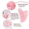 Natural Stone GuaSha Jade Facial Beauty Scraping Massage Tools Firm Skin Care Face Gua Sha SPA Physical Therapy Gue Che Roller 5