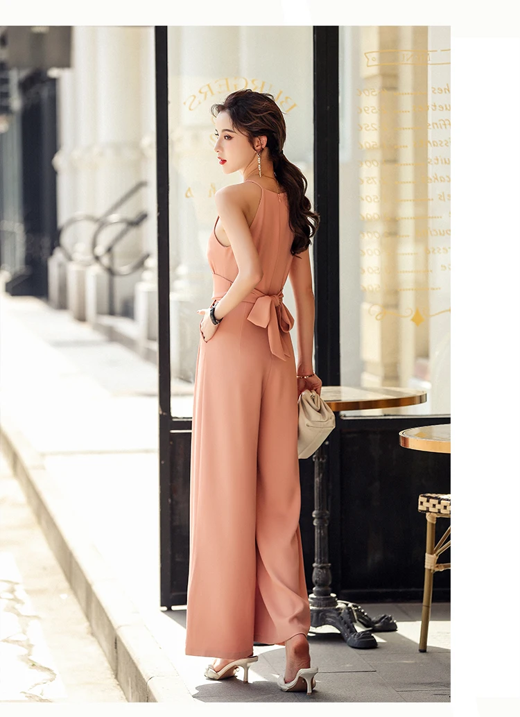 Wanderlust Petite Plunging Wide Leg Jumpsuit | Oh Polly