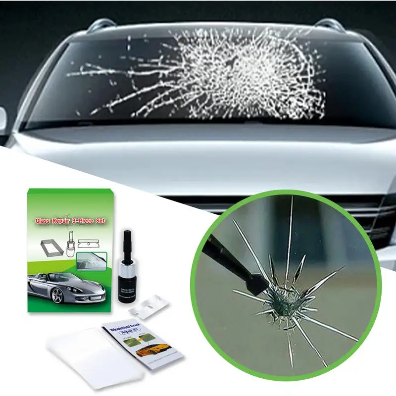 

Car Windshield Windscreen Glass Repair Resin Kit Vehicle Casement Fix Tool Automobile Windshield Cracked Repair Glue Accessories