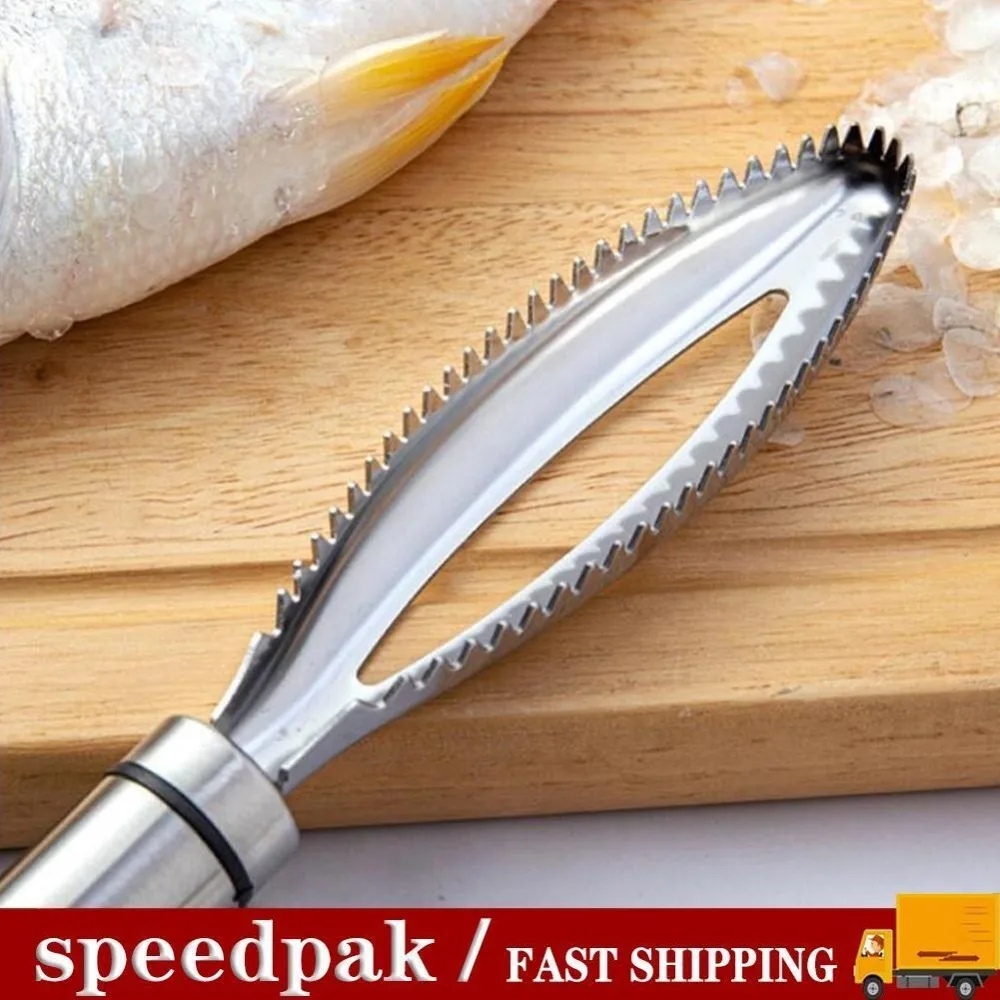 Silver Stainless Steel Fish Scale Removal Tool