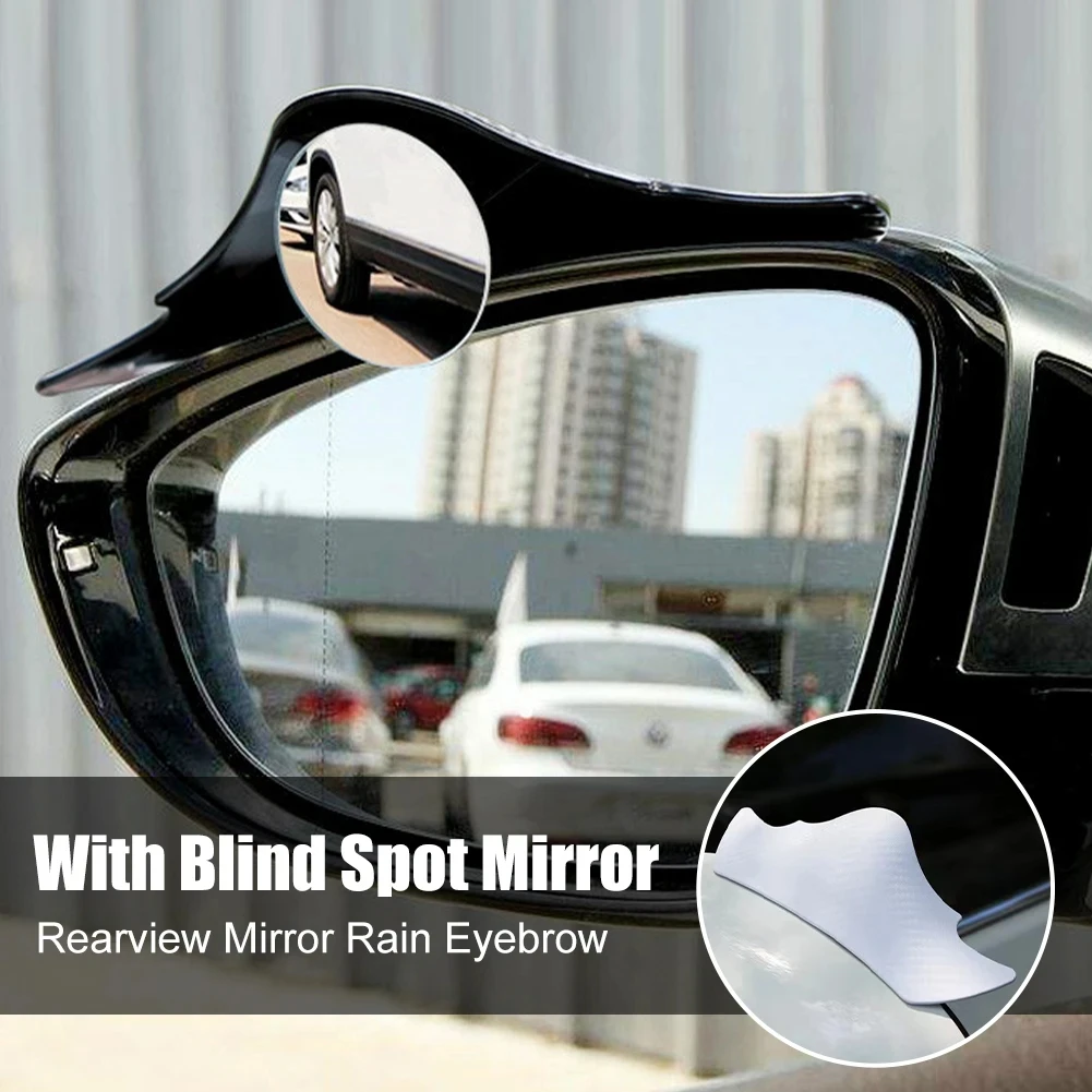 

Зеркало заднего вида 2 шт., дополнительное Выпуклое круглое зеркало с защитой от дождя и слепых зон, с поворотом на 360 градусов, с регулировкой