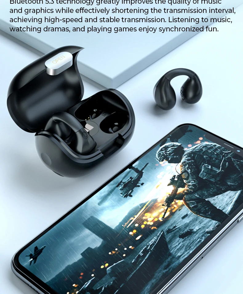 Écouteurs véritablement sans fil Monster TWS Bluetooth 5.3