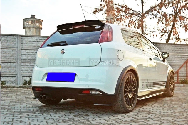 Auto Frontspoiler Lippe für Abarth Grande Punto/Grande Punto Esseesse 2007  2008 2009 2010 2011 2012, Segmentiert Kratzfest Kollisionssicher