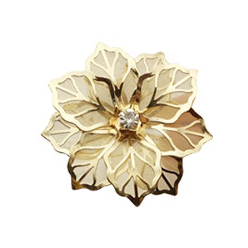 

50 шт. кольца для салфеток с цветочным дизайном, металлическая Золотая Пряжка для салфеток, кольцо-держатель для салфеток
