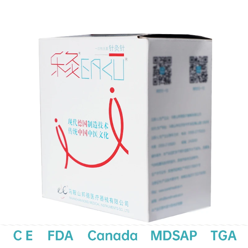 Disposable Acupuncture Needles 2000 PCS = 4 BOX Full Size Sterile Quality Steel with Tube Beauty Face Filiform Needle FDA/CE