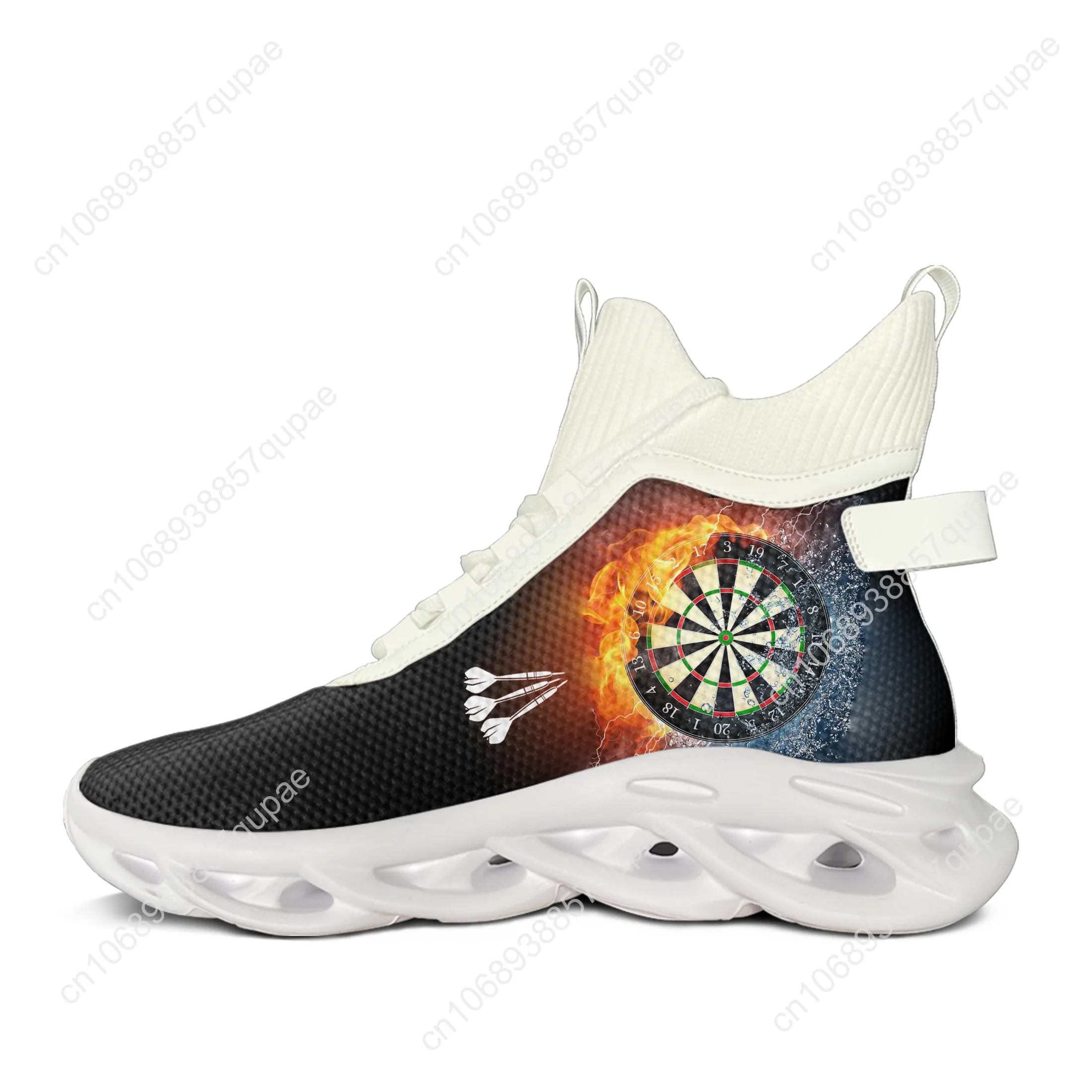 Love Gift Darts Player Sports Shoes High Top Flats Sneakers Mens Womens Sports Running Shoes Lace Up Mesh Footwear Custom Shoes 4