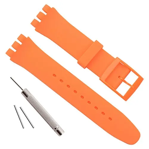 Swatch Strap Jelly Silicone Waterproof Sport Watch Band Replacement Bracelet