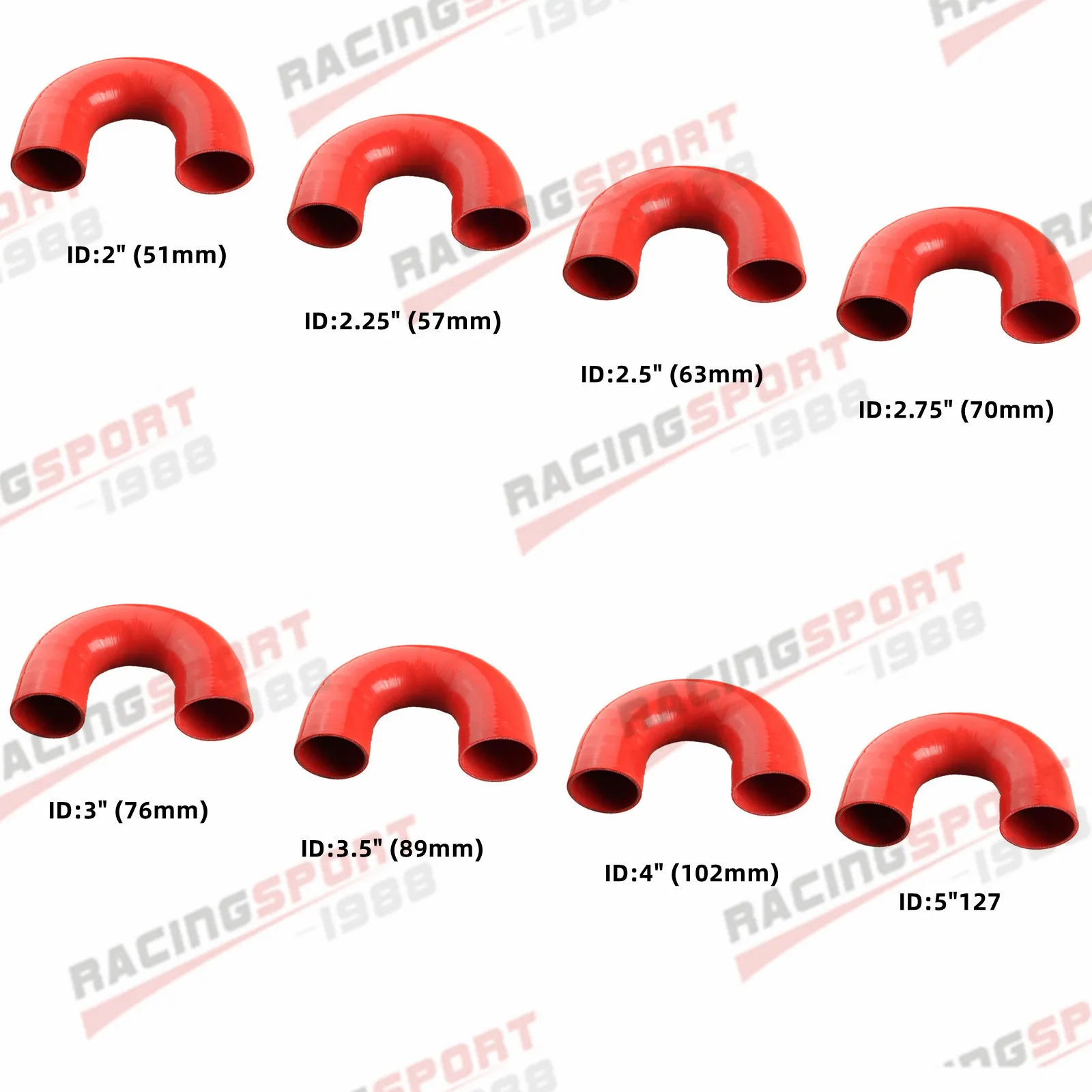 

ID 51 57 63 70 76 89 102mm 135 Degree Elbow Silicone Hose Connector Intercooler Turbo Air Intake Pipe Coupler Silicone Pipe