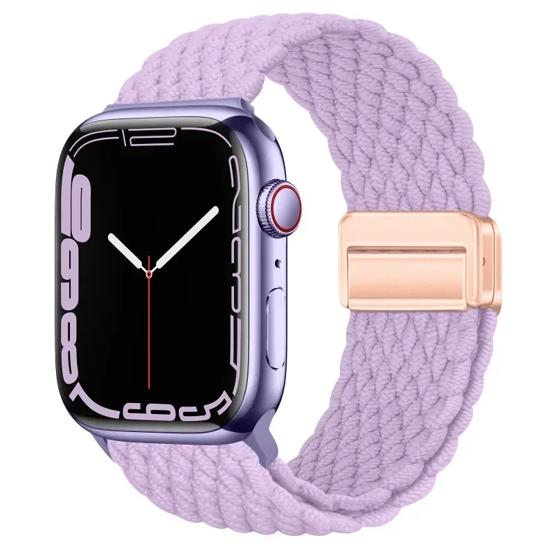 Nylon Braided Loop Strap with Magnetic Buckle
