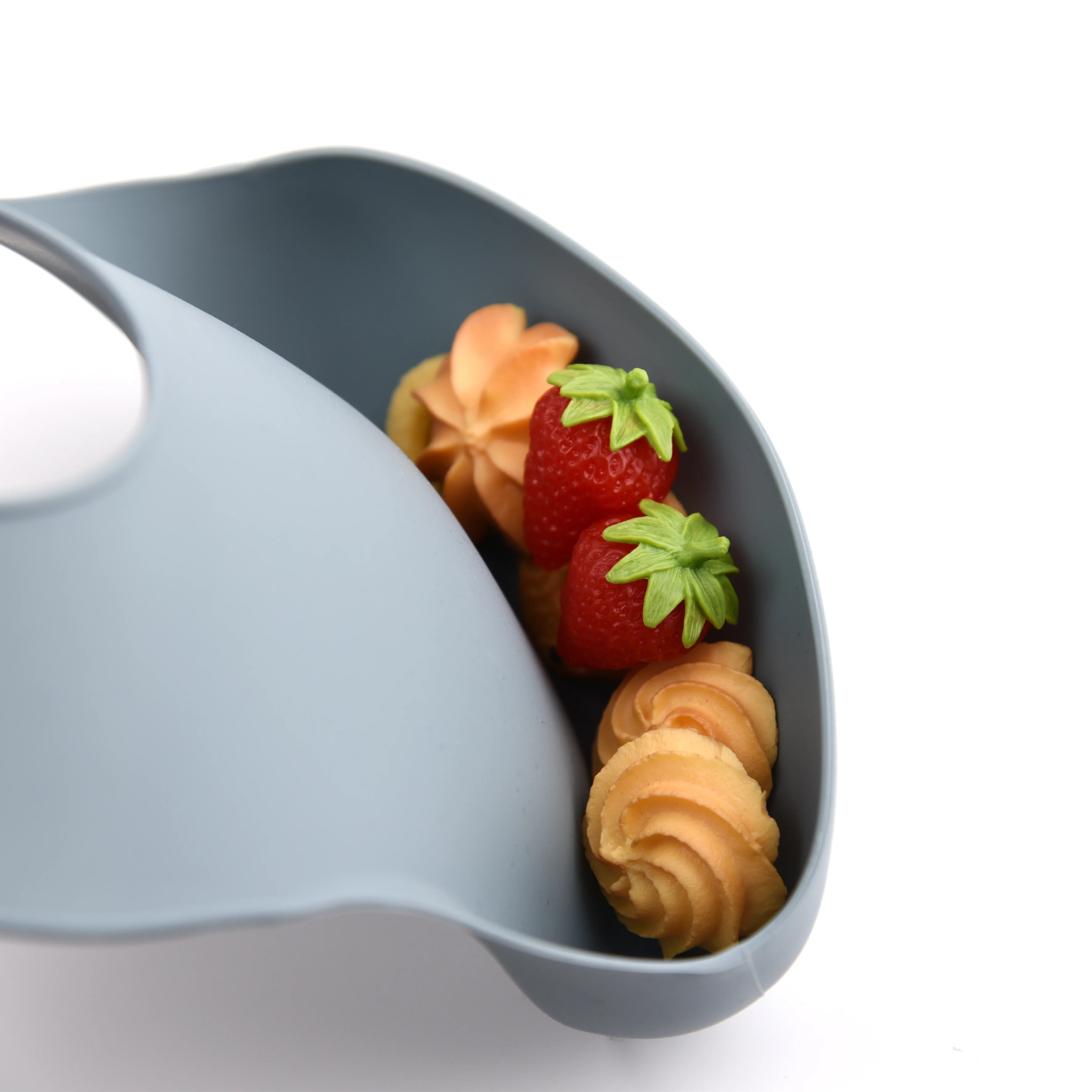 Food Grade Soft Waterproof Silicone Baby Bib Food Catcher
