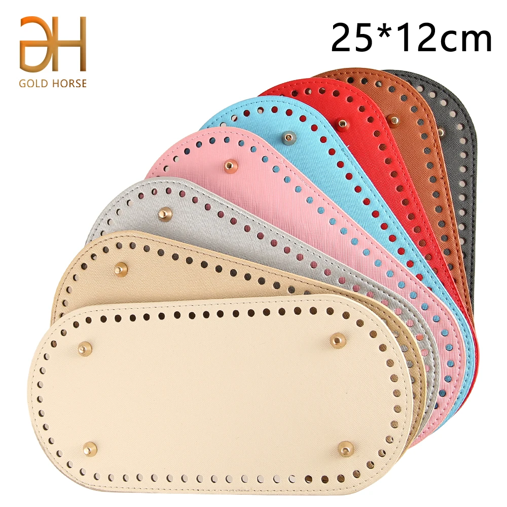 5 Sizes PU Leather Bag Base – DIY Crochet & Knitting Purse Bottom 5