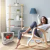 World 10,000 BTU Kerosene Wick Heater with Glass Burner System, Sure-Seat Chimney System, and Removable 1.1 Gallon Fuel Tank, Gr 5