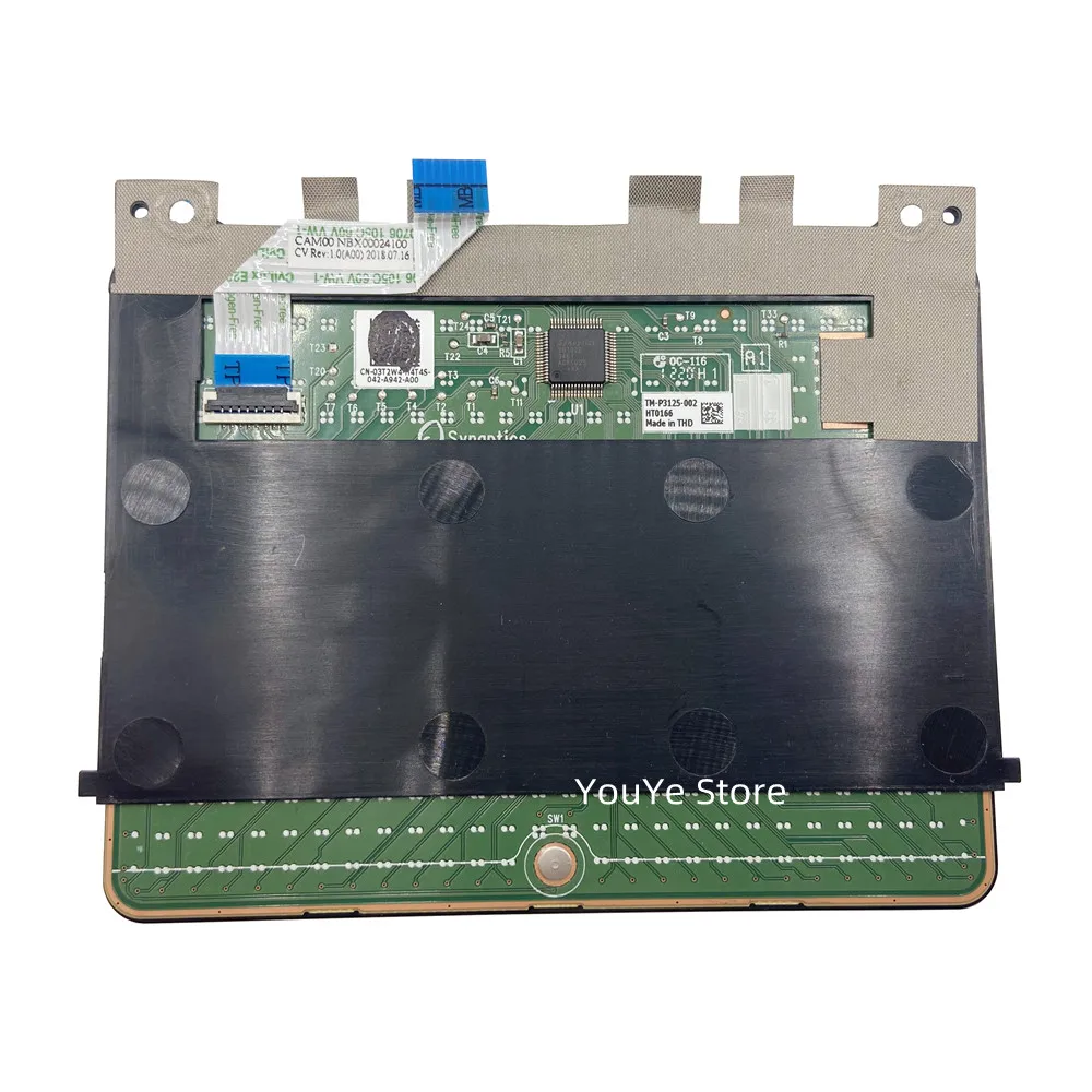 For Dell XPS 15 9550 9560 9570 M5510 M5520 Touchpad Mouse Button Board GJ46G 0GJ46G 3T2W4 03T2W4 wired trackpad