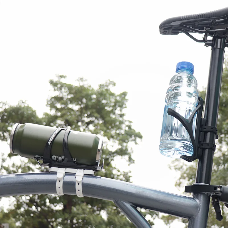 Cycling Bottle Holder Adapter Silicone Gel Road MTB Kettle Cage Conversion Base Without Hole Installation Fixing Bike Bottle bicycle water bottle cage