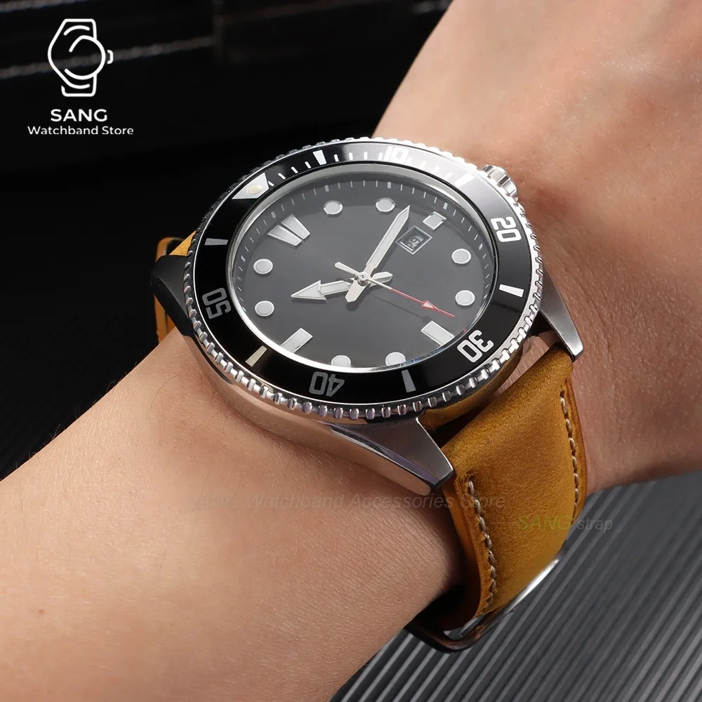 Vintage Leather Watch Strap - Calfskin Wristband
