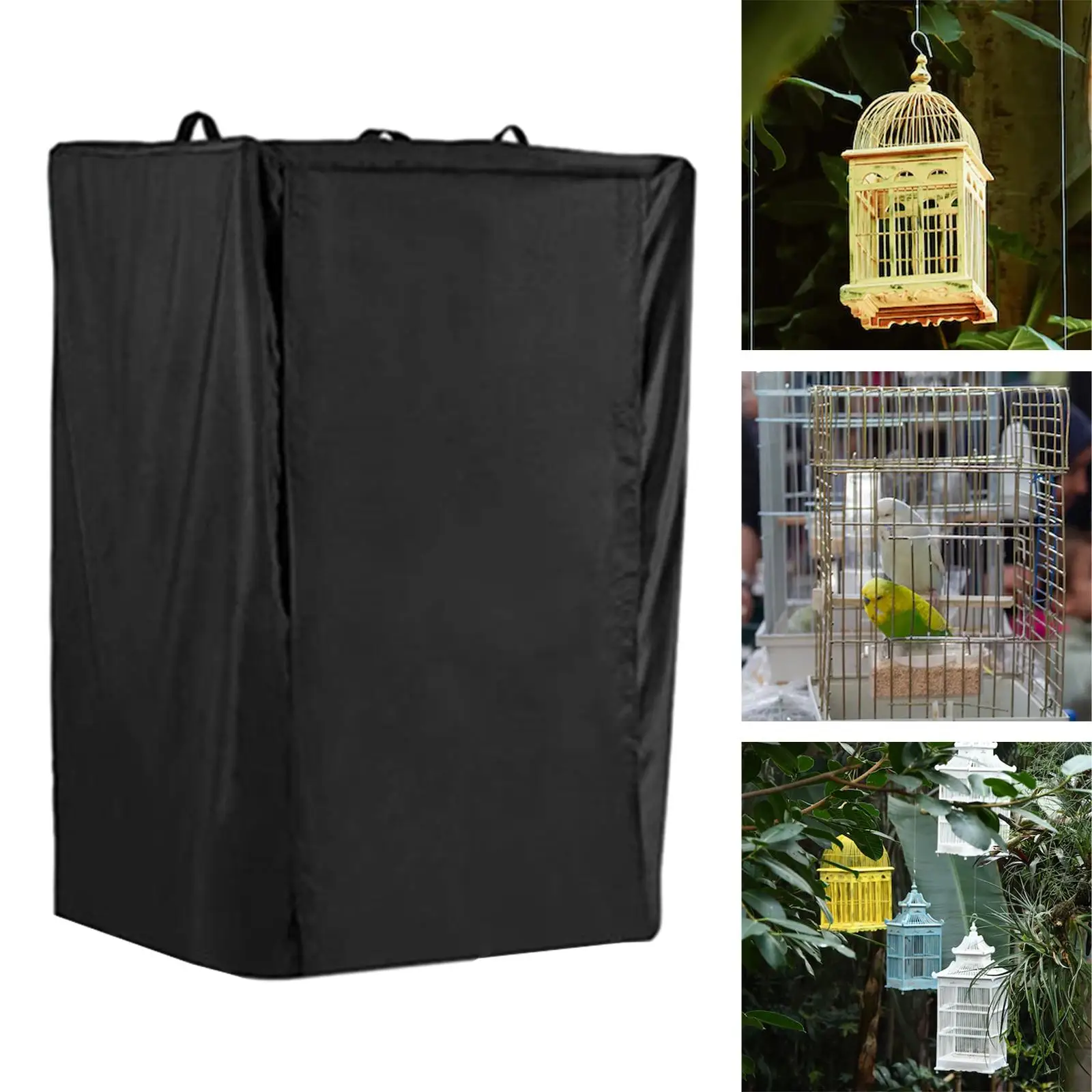 Birdcage Cover Parrot Cage Protector Protect Animal Privacy Sunproof Bird Cage Cover for Backyard Autumn Indoor Garden Outside