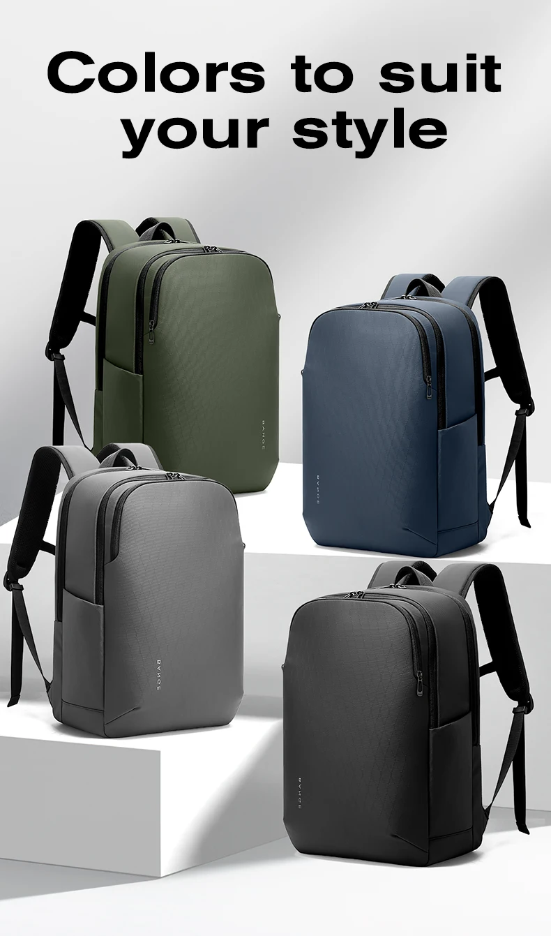 Bange BG-3068 Waterproof 15.6-Inch Multi-Pocket Business Trip Backpack description image 2
