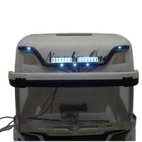 Metal Front Dome LED Light Spotlight Lamp for Tamiya 1/14 RC Truck Scania 770s Actros Volvo Tractor RC Trailer LESU Tamiya Parts 2