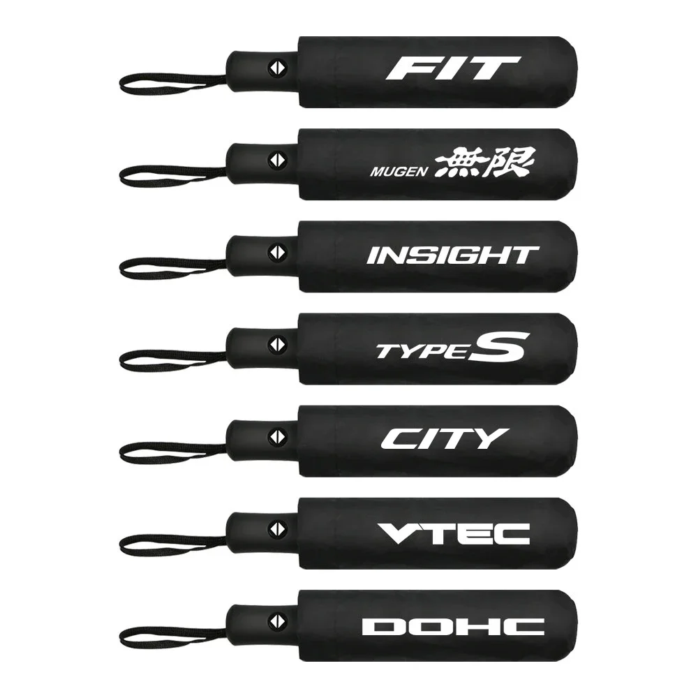 Car Fully Automatic Folding Umbrella Auto Umbrella Accessories For Honda Fit Insight City Jazz Legend Modulo Mugen Odyssey