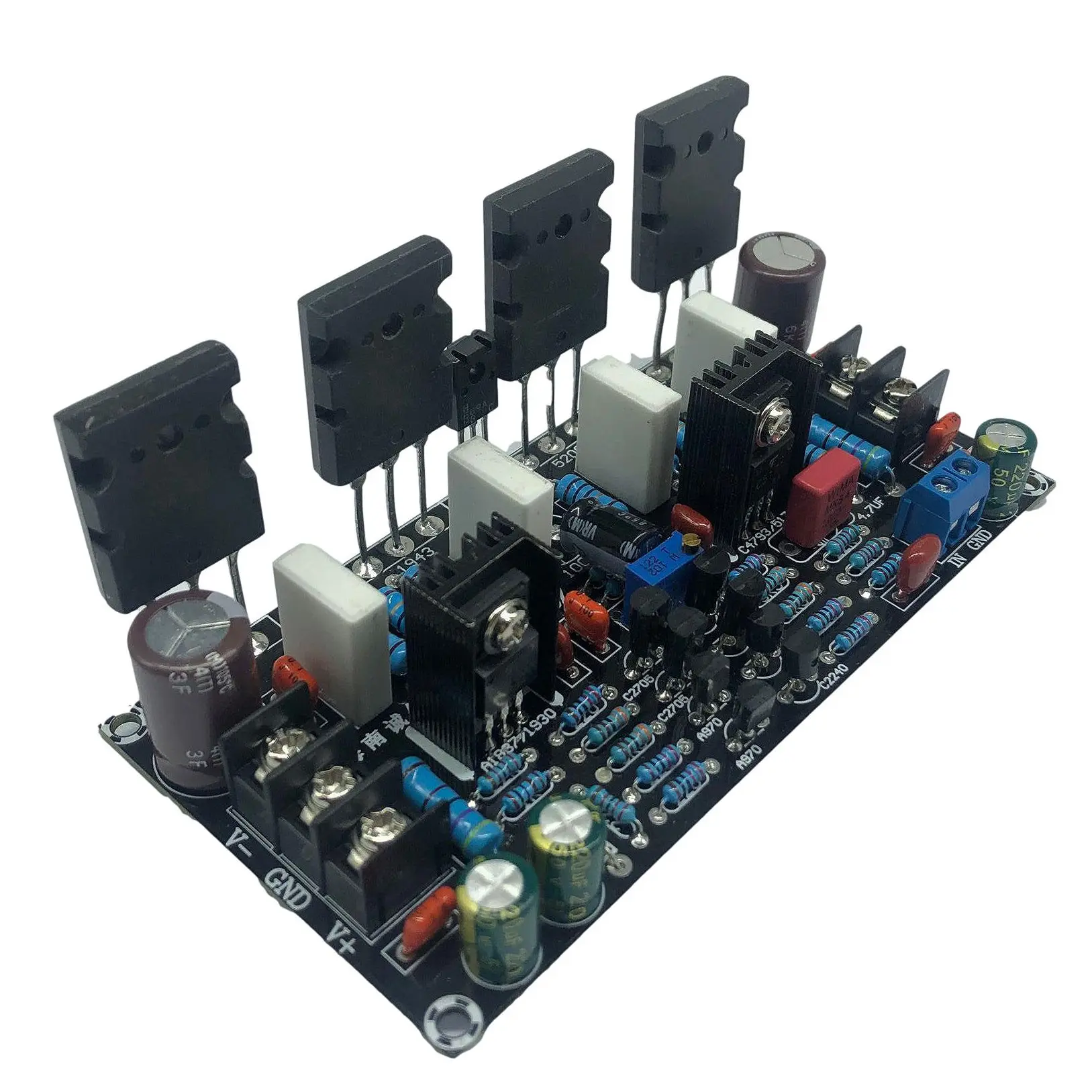 

Mono Power Amplifier Board 1943+5200 High Power 200W After Tube Amp Board