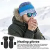 Heating Gloves Men Women Rechargeable Electric Heating Gloves Comfortable Heating Cold Weather Thermal Gloves Hand Warmer 5