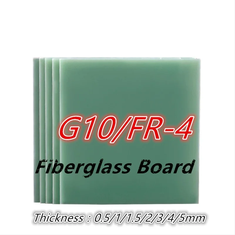 Plaque FR4 En Fibre De Verre époxy 3240 - Pour Impression 3D, électronique, Isolation | Dimensions 100x100mm, épaisseur 2mm, Couleur Verte