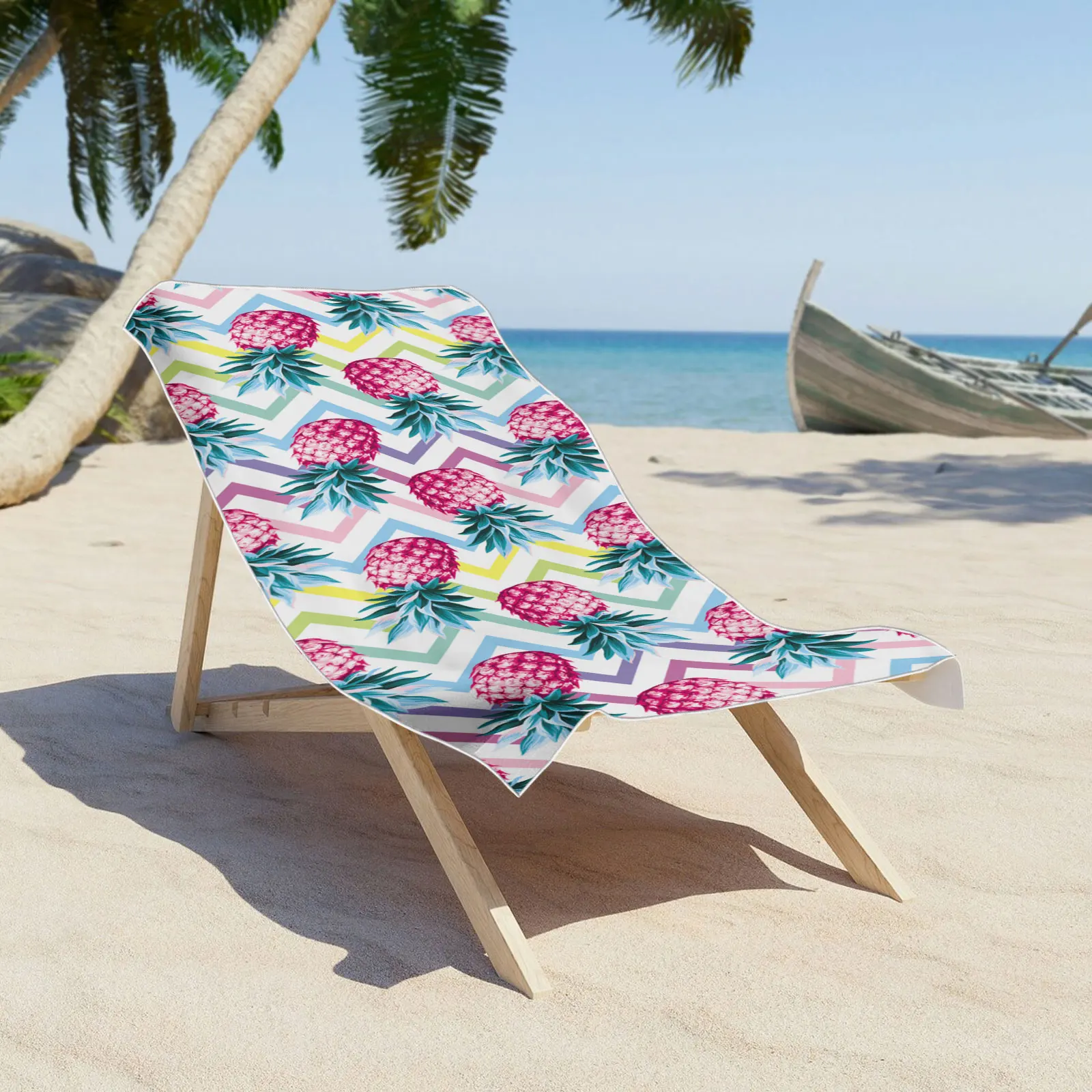 Toalla de playa de secado rápido que absorbe el agua Toalla para el sol Toalla de yoga Toalla para nadar y correr de secado rápido Súper ligera y delgada