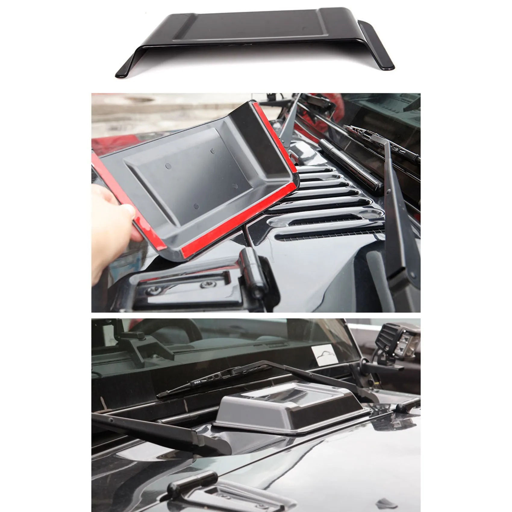 Cowl Heater Air Vent Intake Hood Scoop Vent Cover for Jeep Wrangler TJ JK 98-18 2007-Heater Parts Car Styling