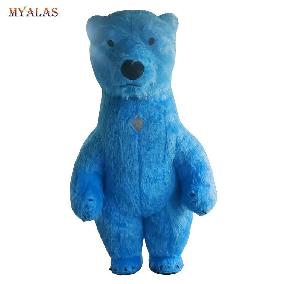 Inflatable Polar Bear Mascot Costume Adult Huge Walking Party Panda Cosplay Fancy Dress Christmas Events mascot costume