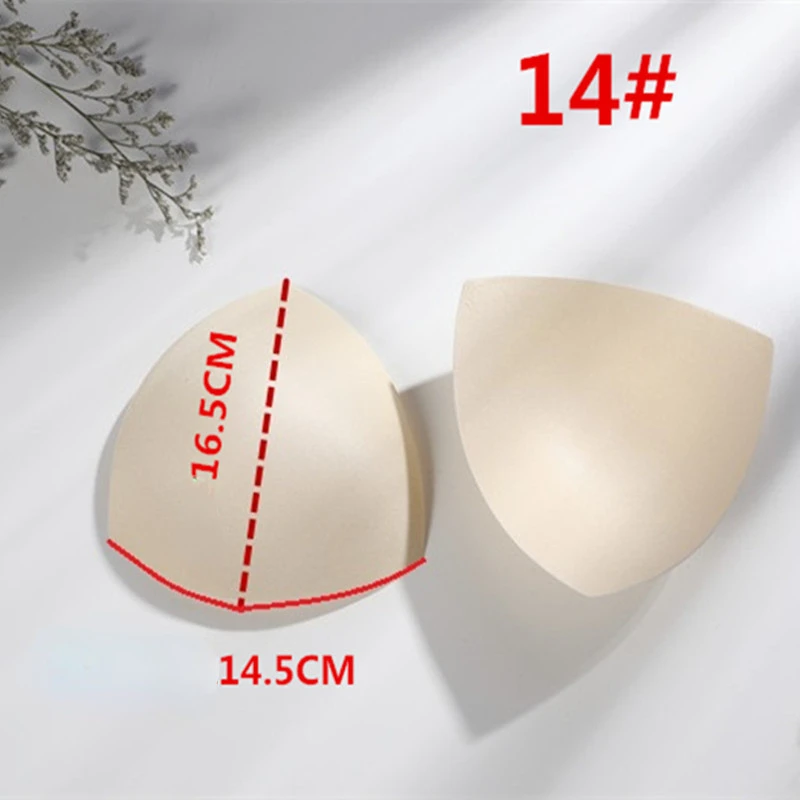 Bra Pads Inserts 2pcs 1pair Women Intimates Accessories Sponge Swimsuit Breast Push Up Bra Padding Chest Enhancers Bra Foam Insert Chest Cup