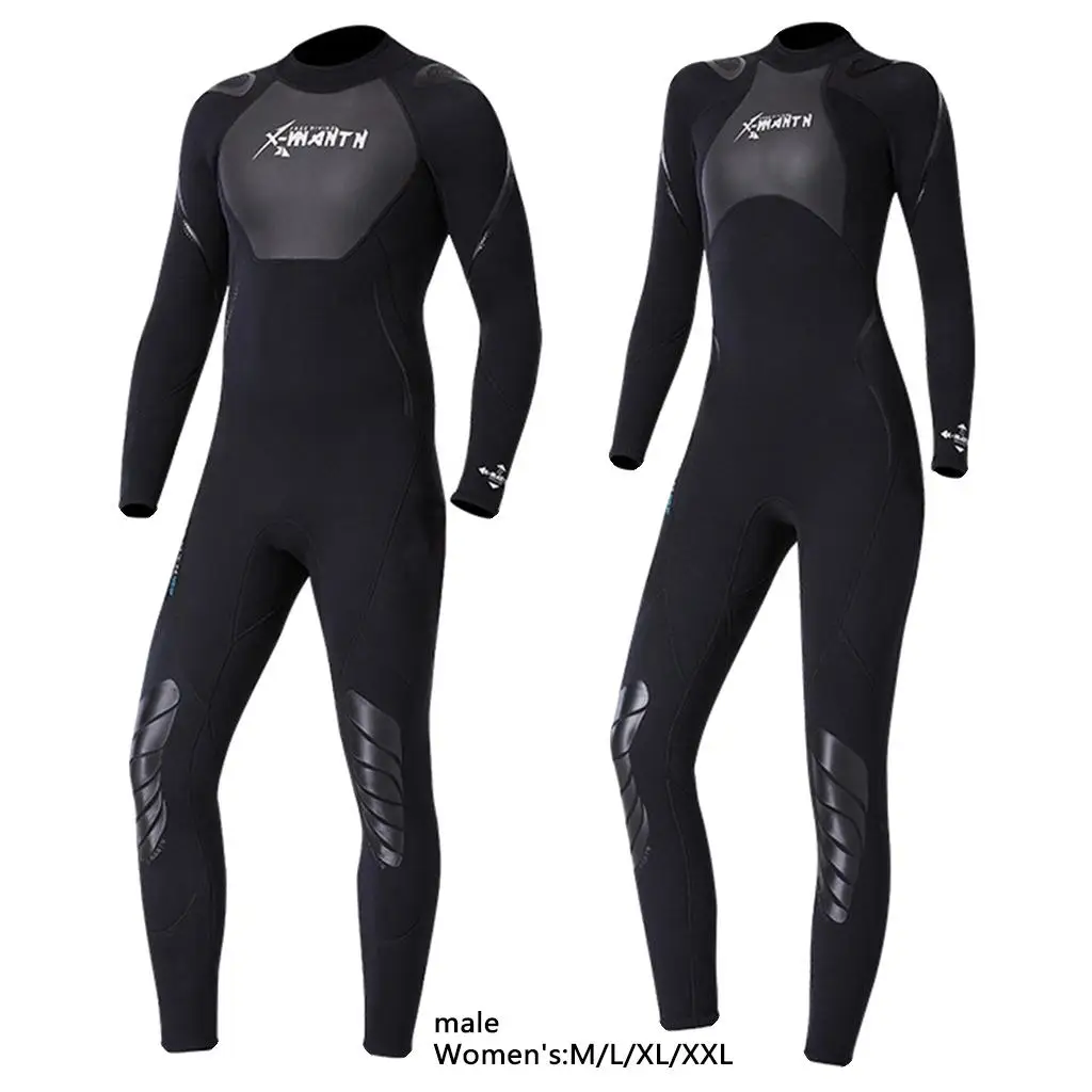Neoprene 1.5mm Full Wetsuit Back Zip Adults Spearfishing Kayaking
