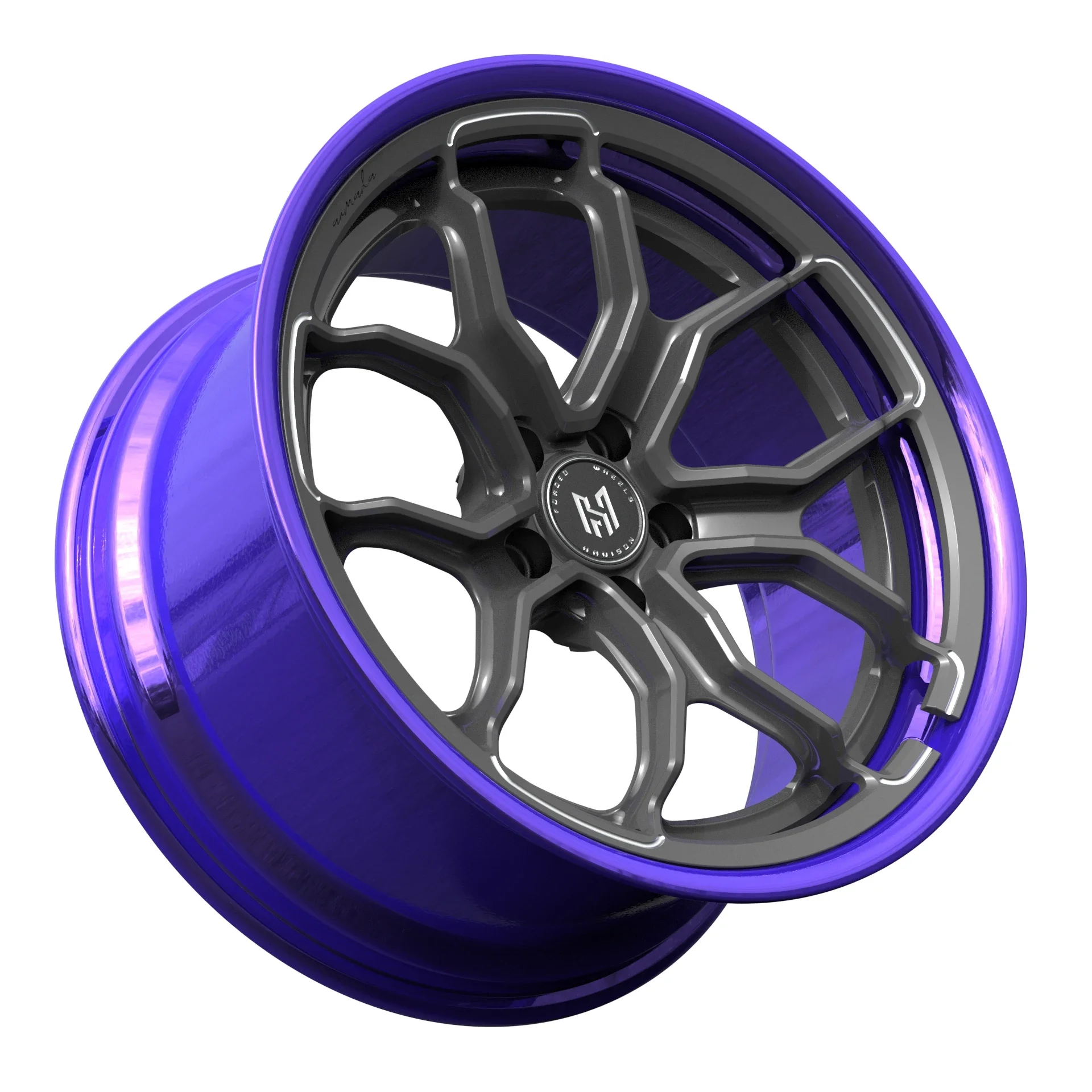 HD2P1048 For Brixton 2/3 Piece Certificate TUV/VIA Blank Forged Car Wheel 18-26 inch for Truck SUV Any Car Tunning