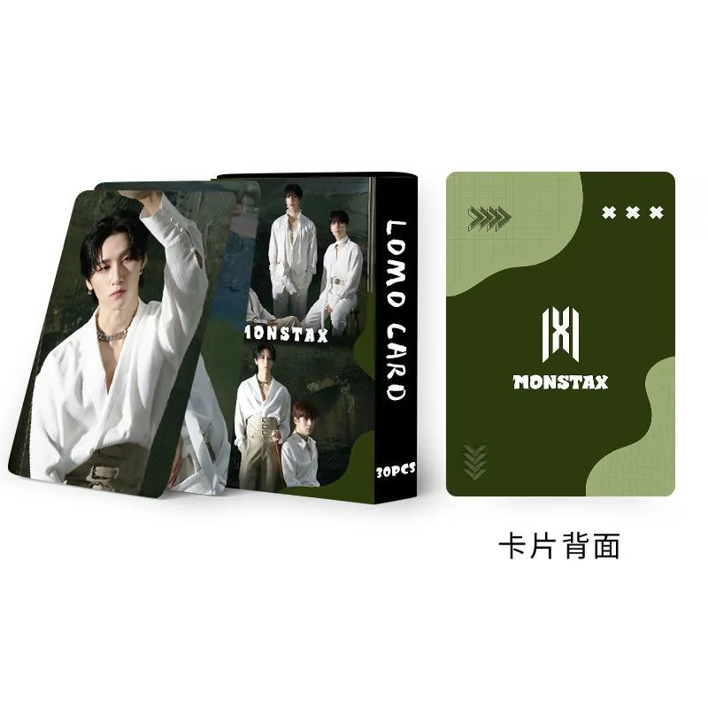 Kpop Monsta X Lomo Card Photocard Group New Album Fanasia Postcard HD photo album print lomo cards album cards bookmark postcard