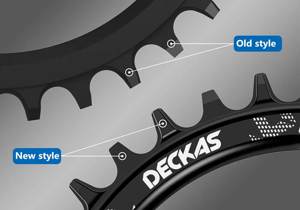 Bike Chainring 104BCD Round Oval Narrow Wide 30T 32T 34T 36T 38T Crankset Tooth Plate