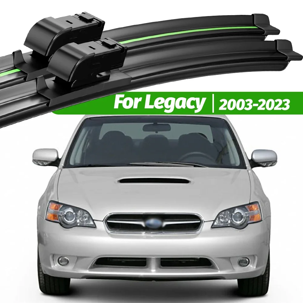 

For Subaru Legacy 2003-2023 2pcs Front Windshield Wiper Blades 2004 2006 2011 2013 2014 2018 2020 Windscreen Window Accessories