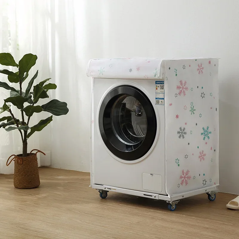 Drum Washing Machine Cover Dust Cover Clean Washing Case Cute Cartoon Dryer For Machine Household Goods