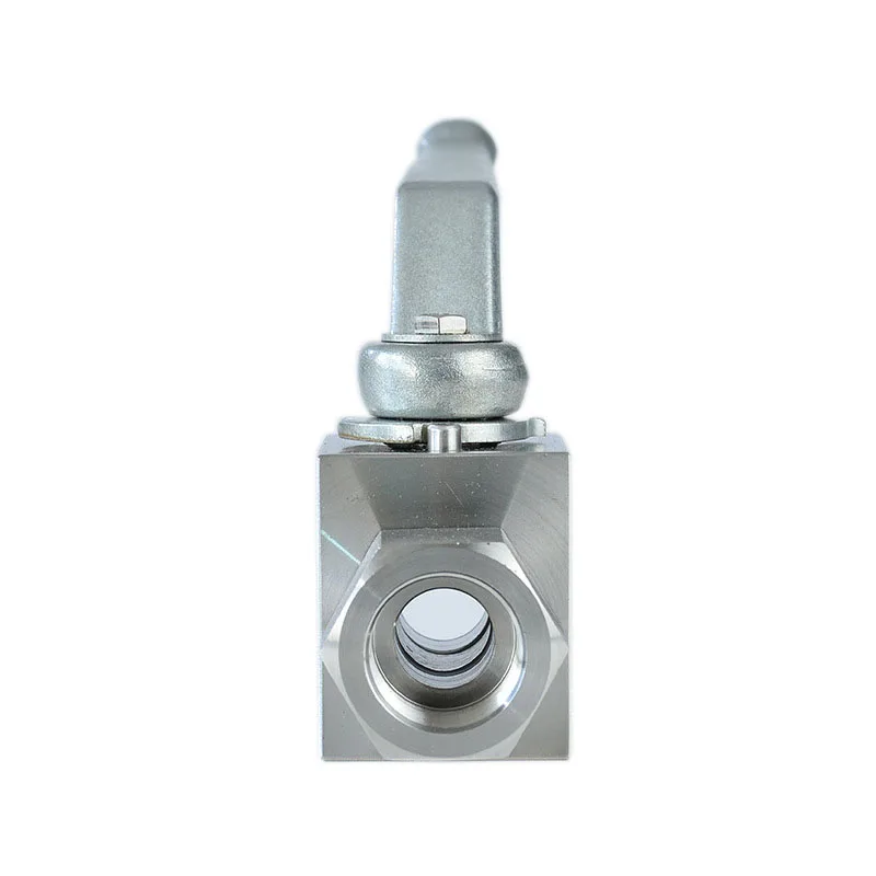 1/2" Female Thread 304 Stainless Steel High Pressure Ball Valve Corrosion Resistant High Pressure Hydraulic Ball Valve