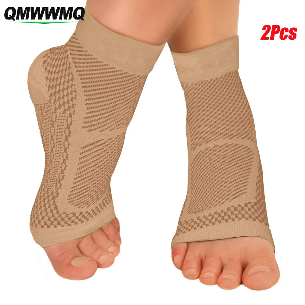 2Pcs Plantar Fasciitis Socks,Ankle Brace Compression Support Sleeves & Arch Support Foot Compression Sleeves,Achilles Tendoniti