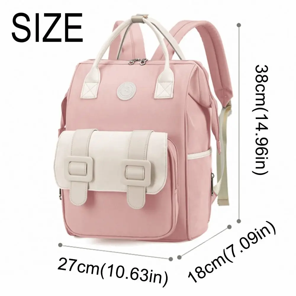 Korean Style Diaper Bag Backpack Waterproof Durable Maternity Bag Large Capacity Wear-resistant Breastfeeding Bag Baby Care