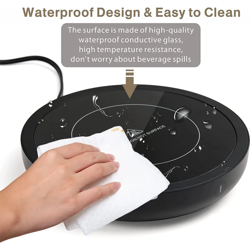 110V/220V Cup Heater Coffee Mug Warmer Hot Tea Makers Heating Pad Warmer Coaster Electric Hot Plate Coffee Heater For Tea Milk 5