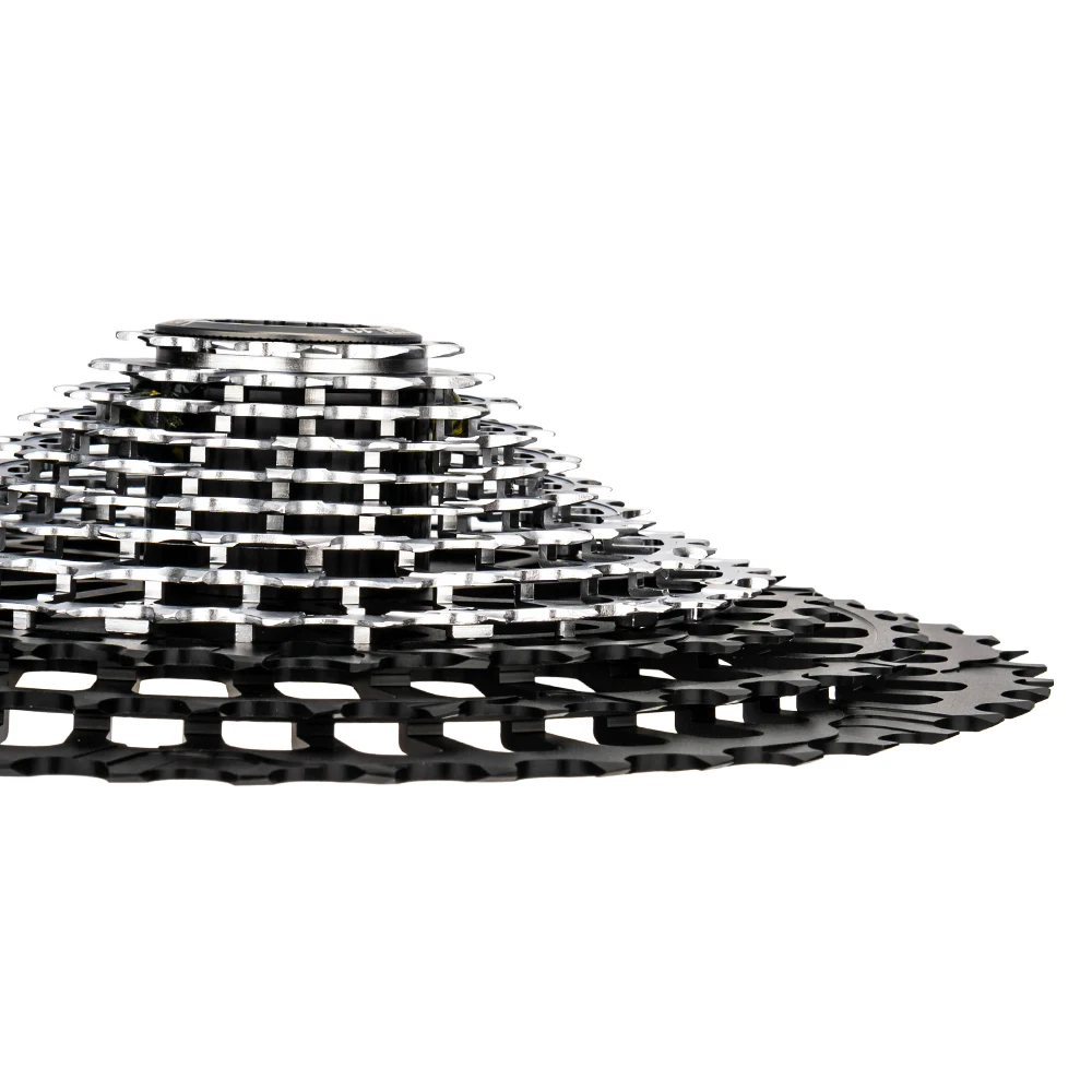 Ztto-超軽量mtbスプロケット,12スピードhgカセット,ブラックシルバー
