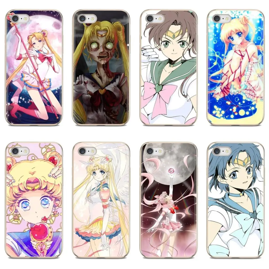 Sailor Moon Crystal Mars Printed Silicone Cover For Huawei P50 P30 P40 P20 P8 P9 P10 Lite Pro 2016 2017 P Smart Plus 2019 |