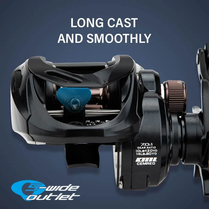 Bait Casting Fishing Reel 7kg Drag Magnetic Brake System 7.0:1 Ultralight Fishing Tackle Bass Trout Carp fishing reel fishing tackle accessory