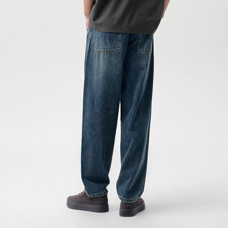Semir Jeans Men 2024 Spring New Fashionable Vintage Tapered Trousers 6