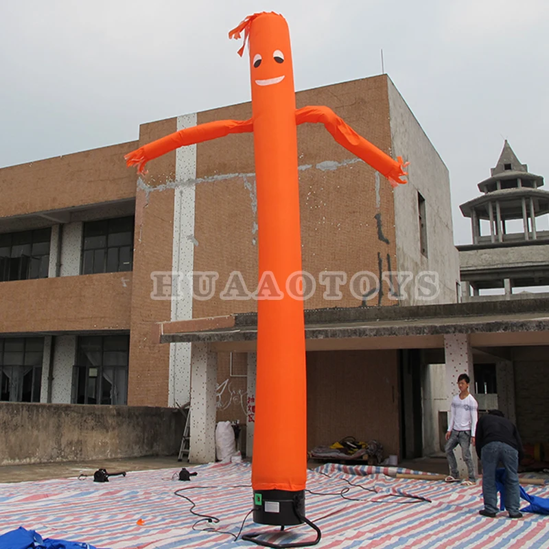 custom color 6m air dancer tube man,advertise outdoor one single leg dance dancing man,inflatable sky dancer 4