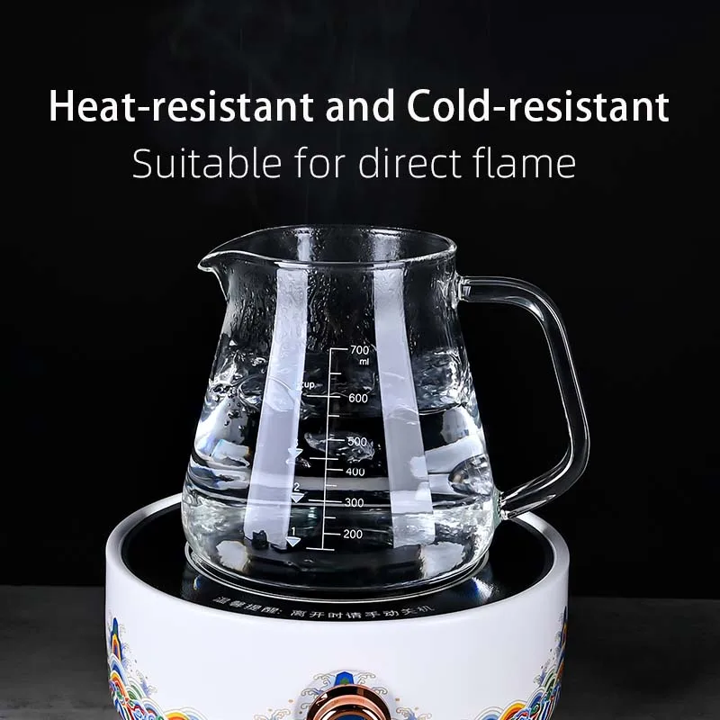 Clear Borosilicate Glass Espresso Barista Pour Over Coffee Maker Dripper