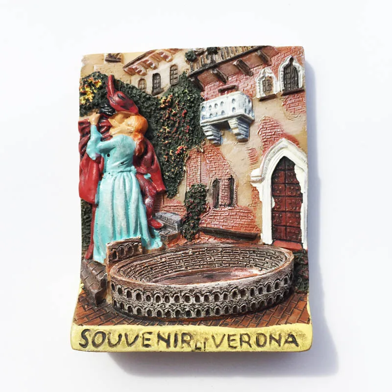 Calamita Frigorifero Italia 3D - Souvenir Viaggio, Magnete Collezionabile Per Decorazione Cucina