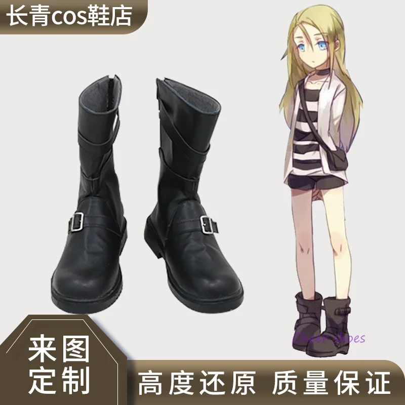 

Anime Angels of Death Rachel Gardner Ray Cosplay Shoes Comic Halloween Carnival Cosplay Costume Prop Men Boots Cos