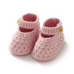 Super Soft Knit Baby Shoes - Fashionable Newborn Footwear - 3-6M (HD82W2926FH)